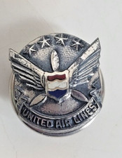 Vintage United Airlines Sterling Silver Service Pin