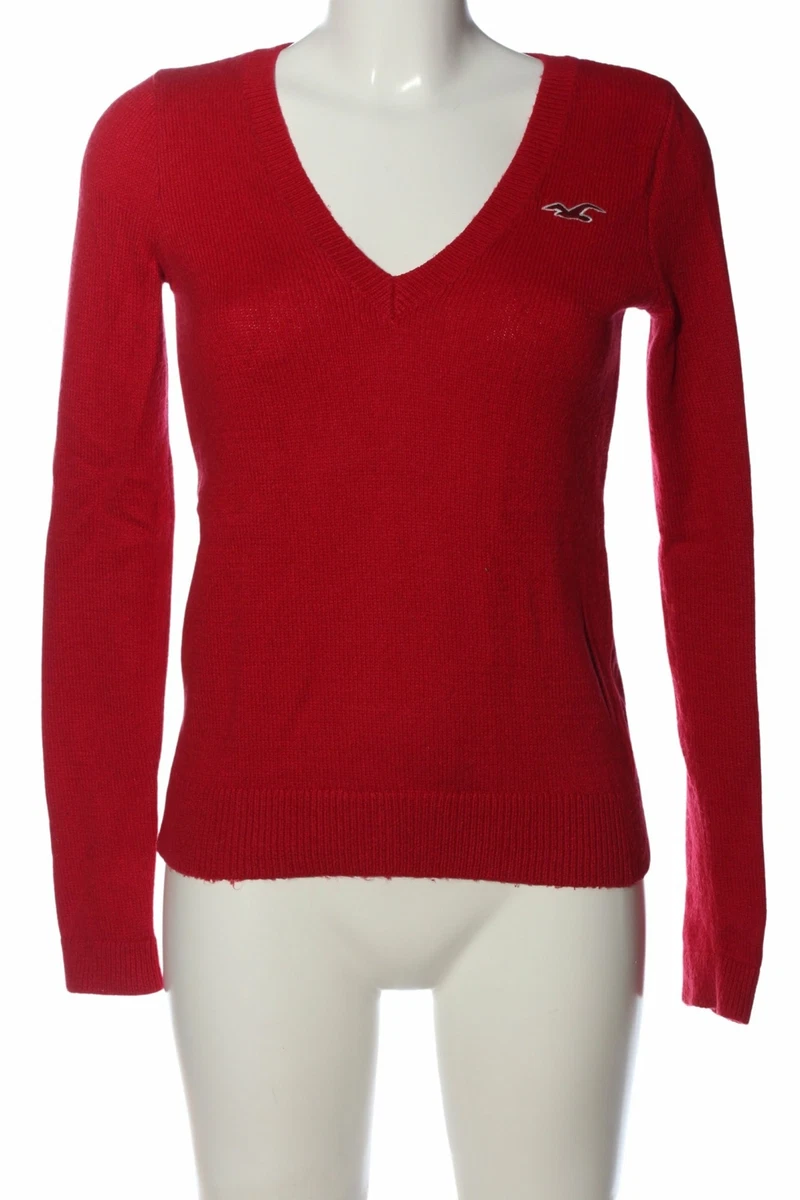 Pull col v hollister femme clearance