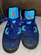 Nike Air Jordan Men's Spike Forty 40 Royal PE Knicks Blue Orange Size 8.5