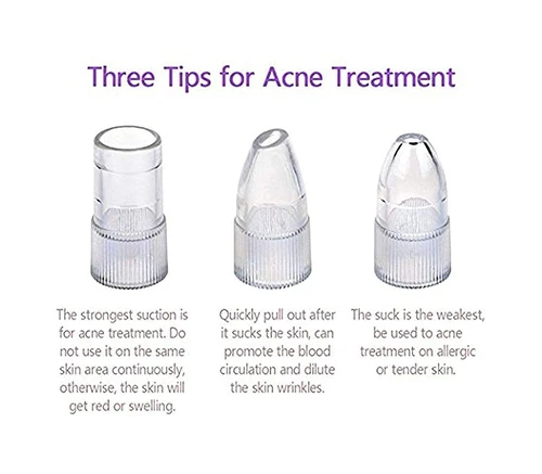 Skin Care Tips Head for Diamond Microdermabrasion Vacuum  Skin Facial Machine - Picture 3 of 10