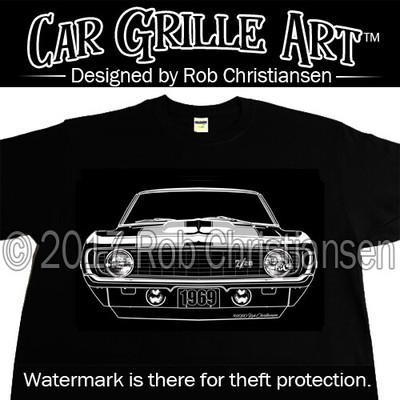 Tee-Shirt T Shirt, 69 1969 Camaro Z28 