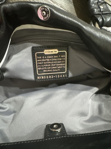 Coach Parker Handbag w/Coin Purse SBWBK-13441 Black 15” x 9” x 7” NEW WITH TAGS - Picture 13 of 24