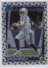 2021 Panini Donruss Optic Rated Rookie Stars Prizm Sam Ehlinger #246 ms9