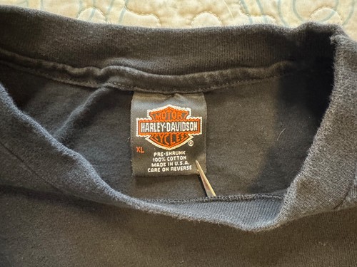 Harley Davidson Makin Tracks Eagle T-Shirt Men's L Single Stitch Vtg Rosemead CA - Picture 6 of 10