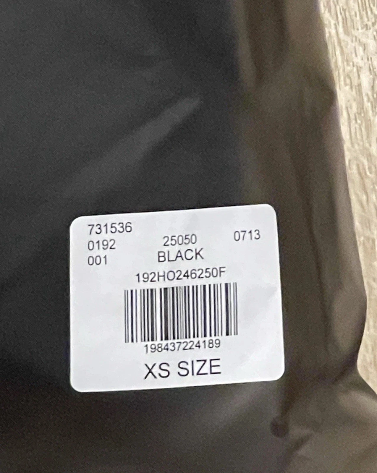 Felpa con cappuccio Fear of God Essentials in pile nera bianca FW24 taglia XS extra small mai indossata