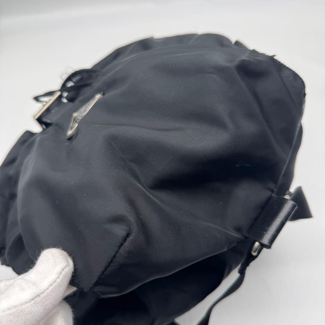 PRADA backpack Saffiano leather triangular logo b… - image 16