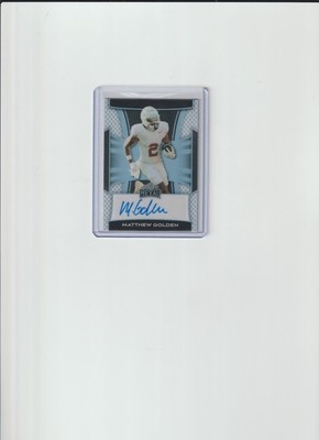 2025 Leaf Metal Autograph  Matthew Golden 18/25 Auto Silver Green Bay
