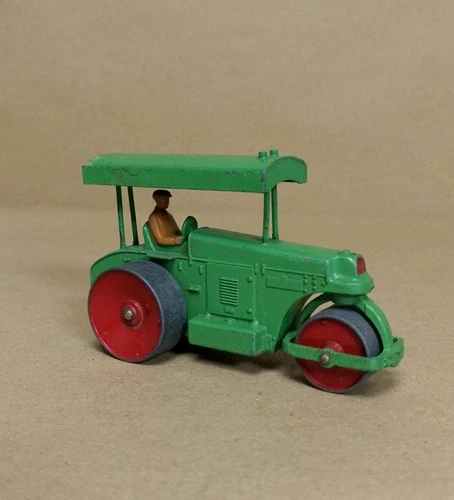 Vintage Dinky Toys Aveling -Barford Steam Roller 4" Diecast Toy England 251