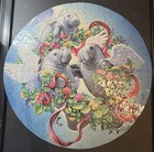 1997 Fx Schmid Manatee Angels Ocean Floral Round Circular Puzzle Complete