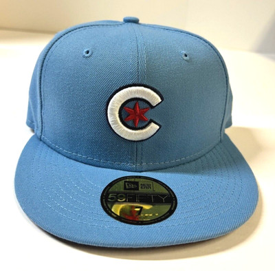 Chicago Cubs MLB NE 2021 City Connect ALT 1 Fitted Hat ~Sky Blue
