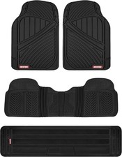 Odorless Heavy Duty Rubber Floor Mats For Suvs Vans Full Interior Protection