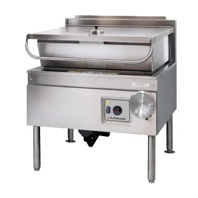 Cleveland Range SGL30TR Stainless 30 Gallon Gas Braising Pan Tilting Skillet