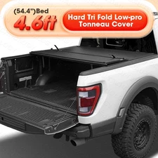 4.6FT Hard Tri Fold Low-pro Tonneau Cover for Ford Maverick 2022-2025 Truck Bed