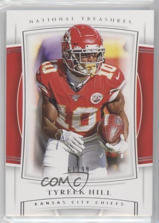 2019 Panini National Treasures /99 Tyreek Hill #42 0ne3