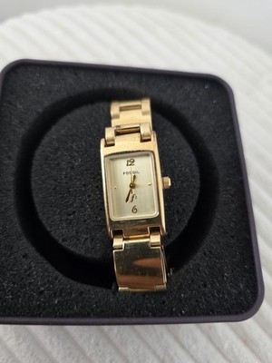 Fossil F2 Womens Gold Tone Watch  Model Es8803