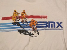 Vtg 80  s Levi  s Bmx Long Sleeve levis 1980s Youth Med