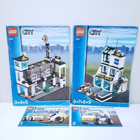 Lego 2008 City Town Police Headquarters 7744 With Manuals 99% Complete