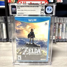 WATA Graded Wii U Zelda: Breath of the Wild 1st Print 9.6 A+ Nintendo