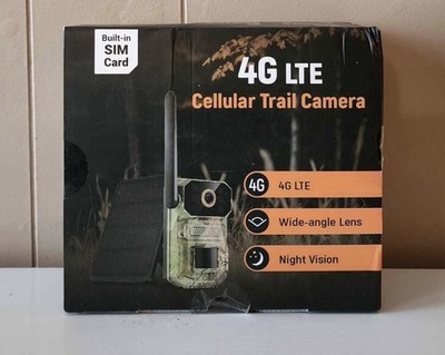 4G LTE Cellular Trail Camera Battery Solar Powered