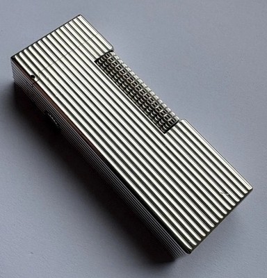 Dunhill Silber ''gefüttert'' Rollagas Feuerzeug 1978 - komplett überholt