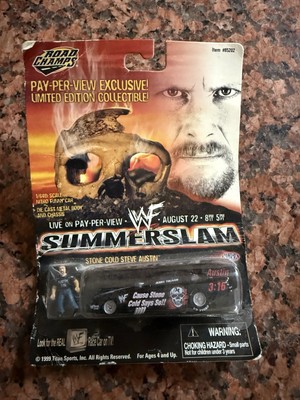 NEW VTG 1999 Road Champs Summer Slam 1:64 Die-cast WWF Stone Cold Steve Austin