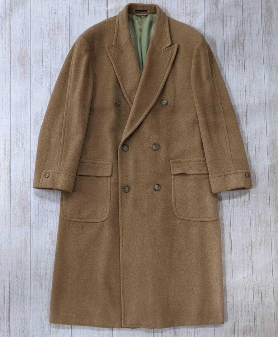 80s Polo Ralph Lauren Vintage Polo Coat Camel Hair Blend Long Coat
