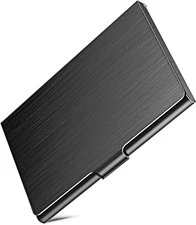 Slim Business Card Case for Men & Women, Pocket Metal Case, Professional Stainle