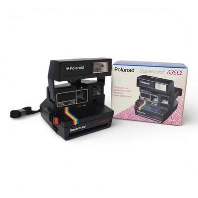 Polaroid Supercolor 635 CL Sofortbildkamera, Schwarz, NEU & OVP