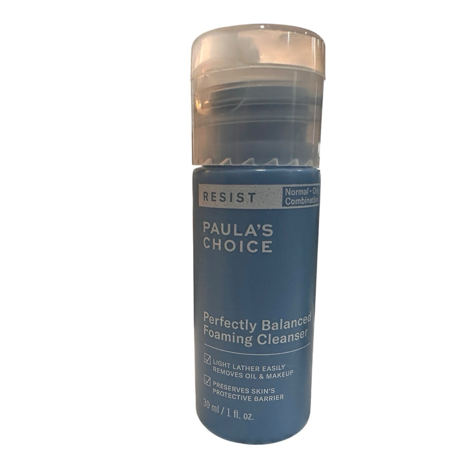 Paula's Choice RESIST Perfectly Balanced Foaming Cleanser - Travel Size 1 oz NEW