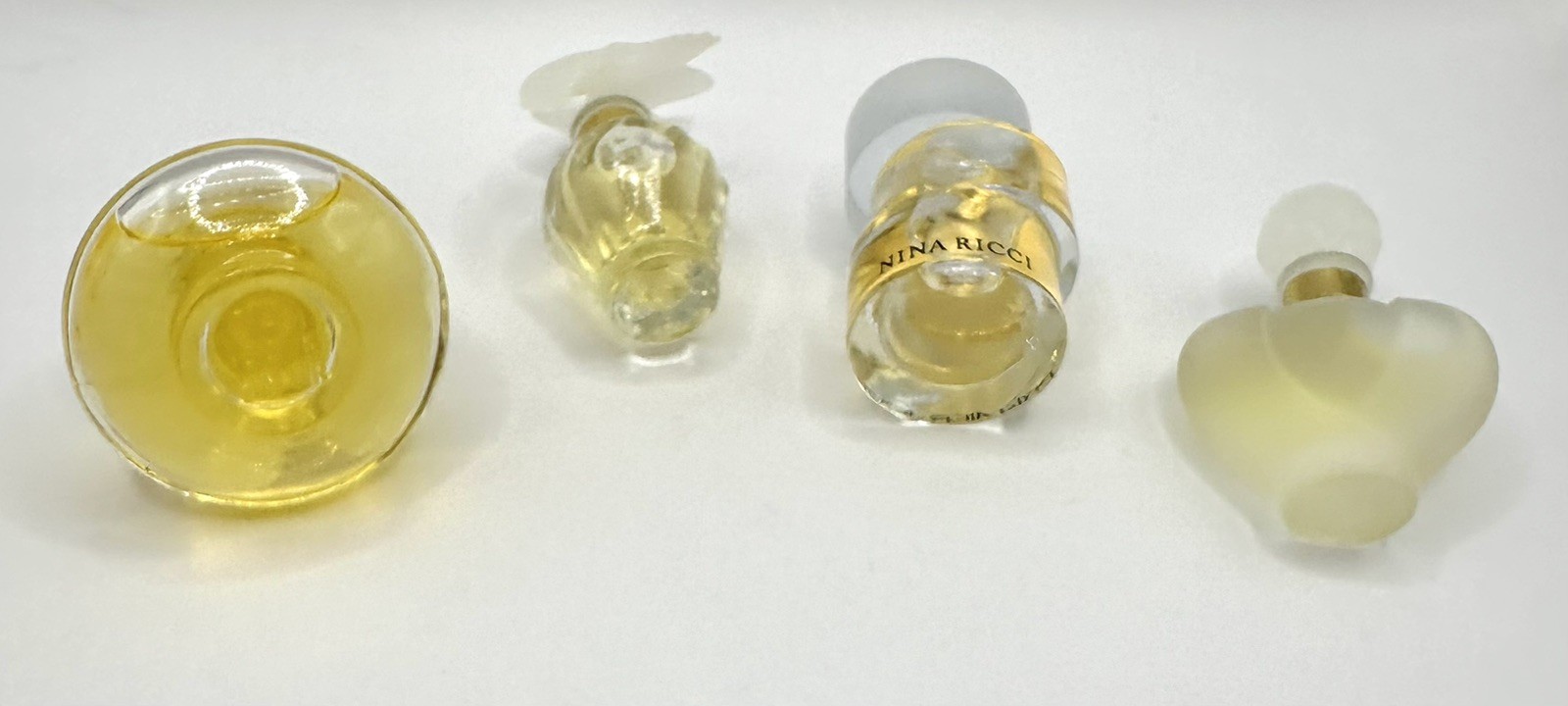 Nina Ricci Miniature Perfume Lot-includes 4 Mini Collectible Bottles *See Desc.