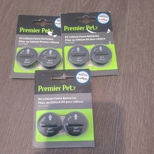 3 Premier Pet Guardian 6V Lithium Fence Batteries GAC11-16351 - NEW SEALED