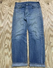Levi’s LVC Japanese Selvedge Big E 501ZXX Denim V Stitch 1960s Repro 34x32