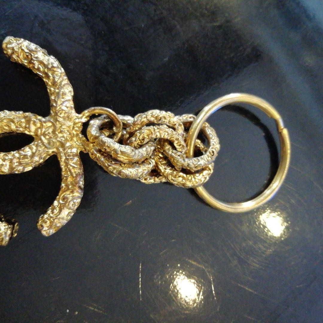 【豪華なアクセント♪】CHANEL キーホルダー CHANEL Key ring Gold Cc Logo Keychain | eBay