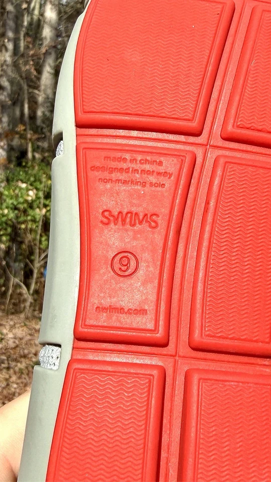 Mocassins masculinos SWIMS 9 para barcos de condução trançados de renda amigável à água - Imagem 2 de 4