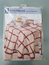 NEUE Unausgepackte TCHIBO Tischdecke aus reiner Baumwolle ca. 170 cm