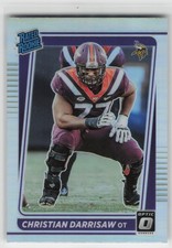 Football Donruss Christian Darrisaw #P-340 2021 Optic Rated Rookie Holo Mint