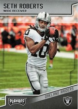 2018 Panini Playoff Football Seth Roberts card #157 Oakland Raiders