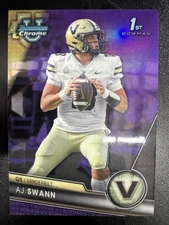 2023 Bowman University Chrome - AJ Swann #116 Purple Refractor /399 (RC)