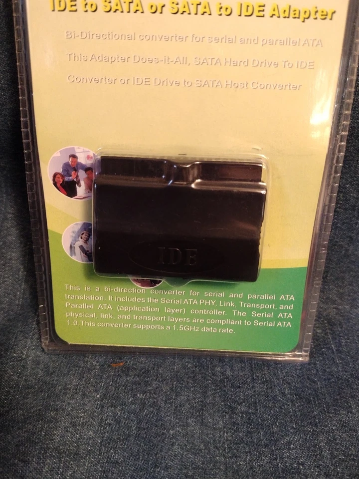 Syba SY-BIR-IDESA IDE to SATA or SATA to IDE Bi-Directional Converter NEW - Image 2 of 4