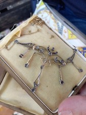 Collana Antica 9karati E Argento E Rose Coronè