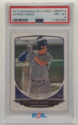 2013 Bowman Draft Picks & Prospects Aaron Judge #BDPP19 New York Yankees PSA 8