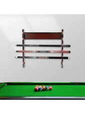 Pool Cue Rack Wall Mounted Billiard Holder 6 Stick Storage