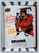 2024-25 Tim Hortons In the Books Brianne Jenner Ottawa PWHL #ITB-15