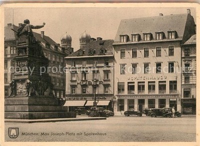 Munich Bavaria Max Joseph Platz with Spade House