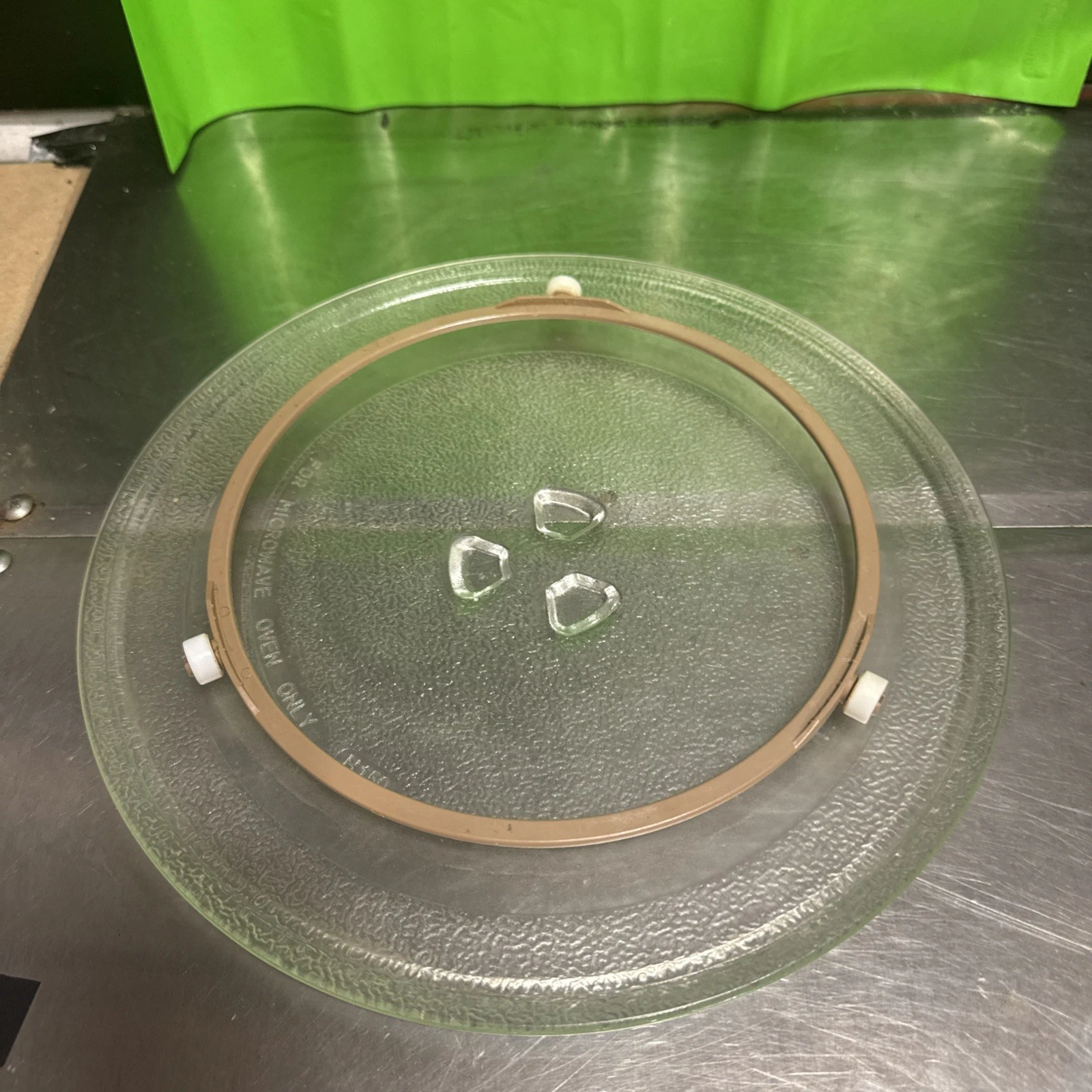( Glass Plate ) Russell Hobbs Silver Microwave 17L Manual 700W RHMM701S #a1-5