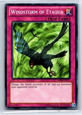Windstorm of Etaqua Super Rare Speed Duel: Tournament Pack 3 STP3-EN011 LP