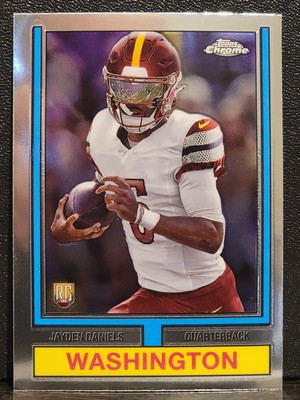 2024 Topps Chrome Jayden Daniels #74TF-2 RC 1974 Rookie Washington Commanders