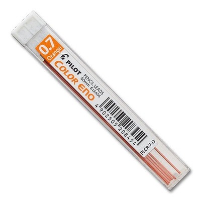(0,41 /Stück) Feinminen 0,7 mm orange Pilot Color ENO - 6er Pack PLCR-7-O