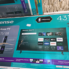 Hisense 43 in A4 Series Roku Smart TV LED Flat Screen 1080p FHD