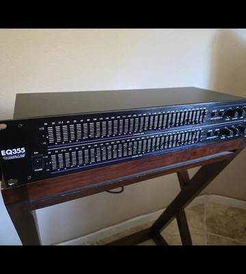 ART EQ355 Dual Channel 31-Band 1/3 Octave Graphic Equalizer Rack Mount - Working
